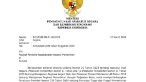 Kebutuhan ASN 2026 PDF