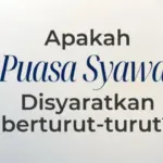 Niat Puasa Syawal