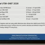 Pendaftaran Akun SNPMB 2026 untuk UTBK SNBT