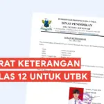 Surat Keterangan Kelas 12 untuk UTBK (1)