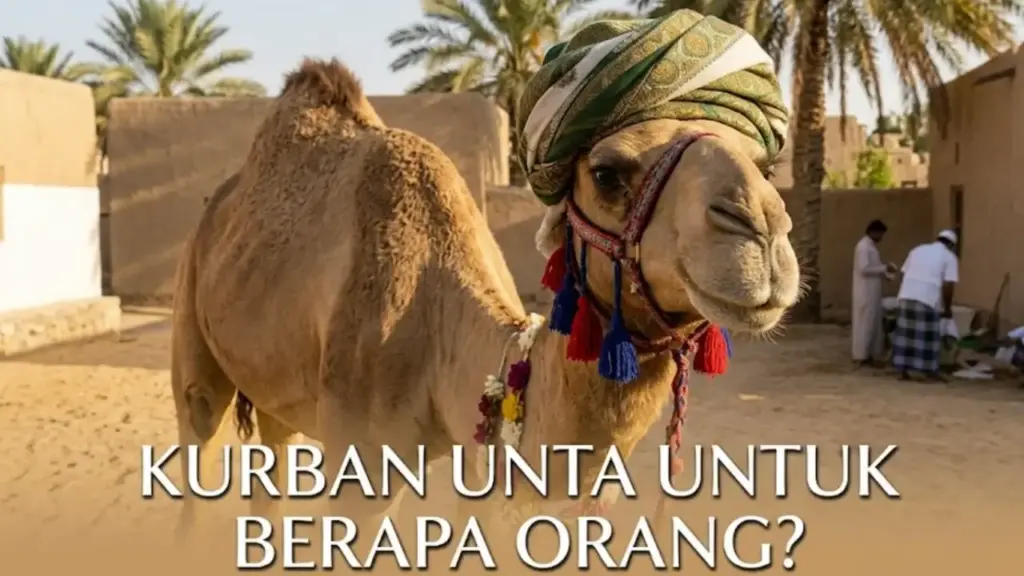 Aturan Kurban Unta untuk Berapa Orang Menurut Syariat Islam