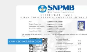 CARA CEK SKOR UTBK 2026