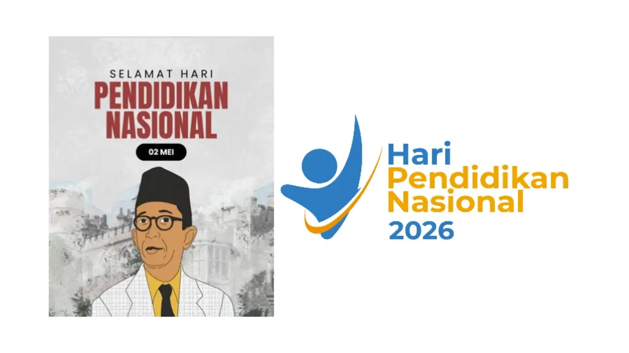 Contoh Poster dan Pamflet Hardiknas
