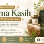 Ucapan Terima Kasih Islami atas Pemberian