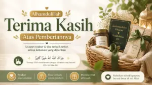 Ucapan Terima Kasih Islami atas Pemberian