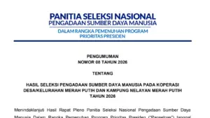 Cek Link Pengumuman Manajer KDMP Akhir