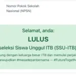 Cek Pengumuman Hasil SSU ITB 2026 dan Cara Daftar Ulangnya