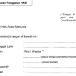 Download Format Surat Lamaran Rekrutmen Calon Penggerak HAM 2026 PDF