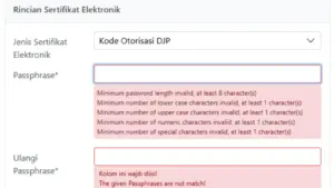 Pengertian Passphrase Coretax