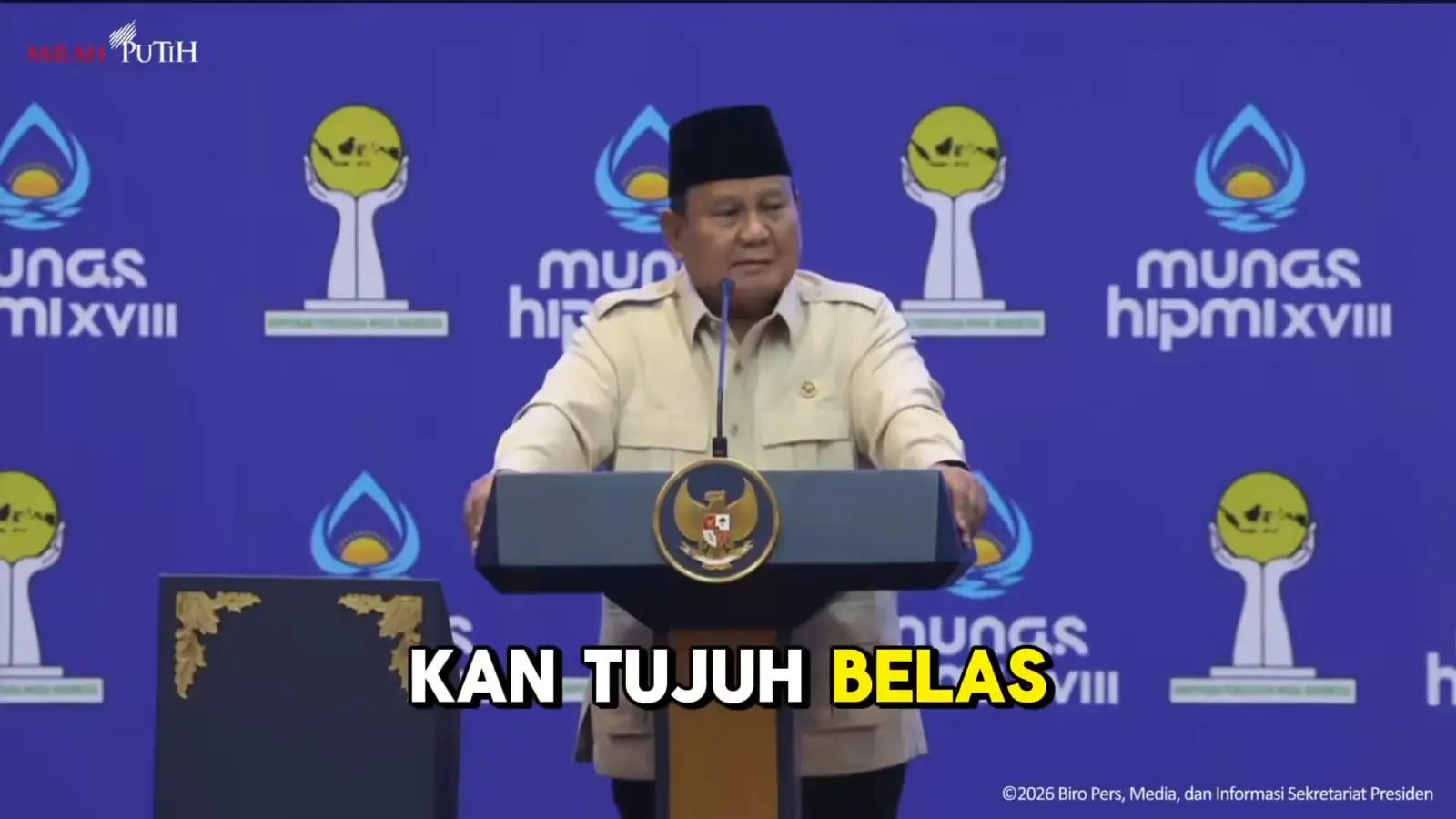 Pidato Presiden Prabowo Salah Hitung Tanggal Jadi Viral