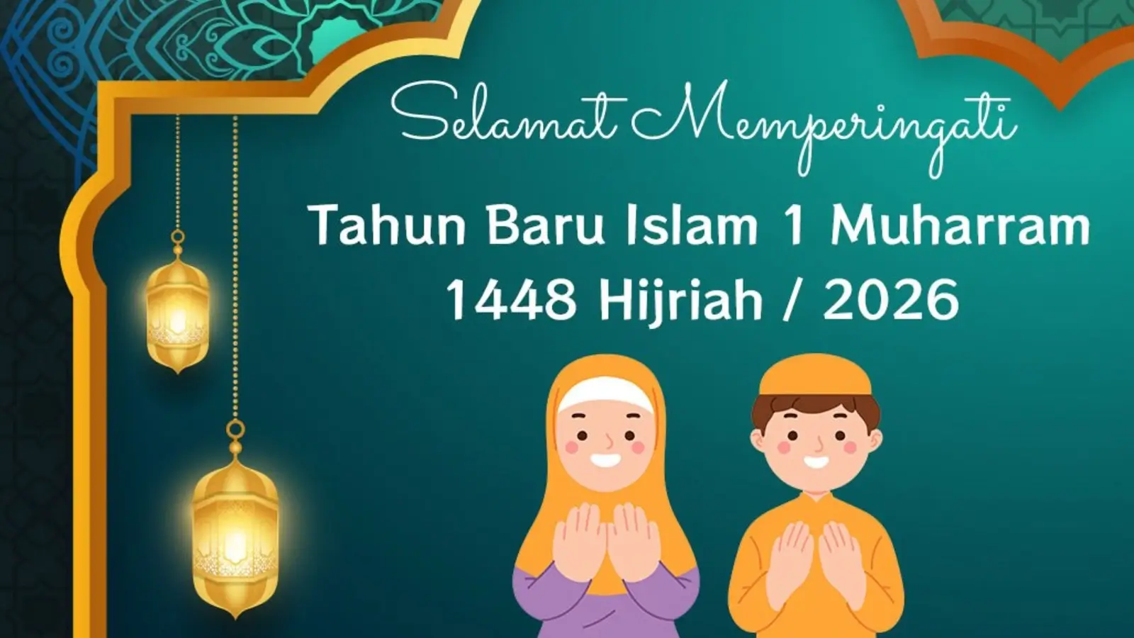 Poster Tahun Baru Islam 2026 Anak Anak