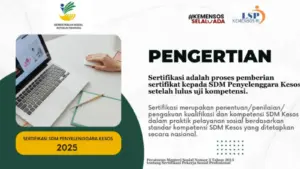 Sertifikat Sumber Daya Manusia Kesejahteraan Sosial