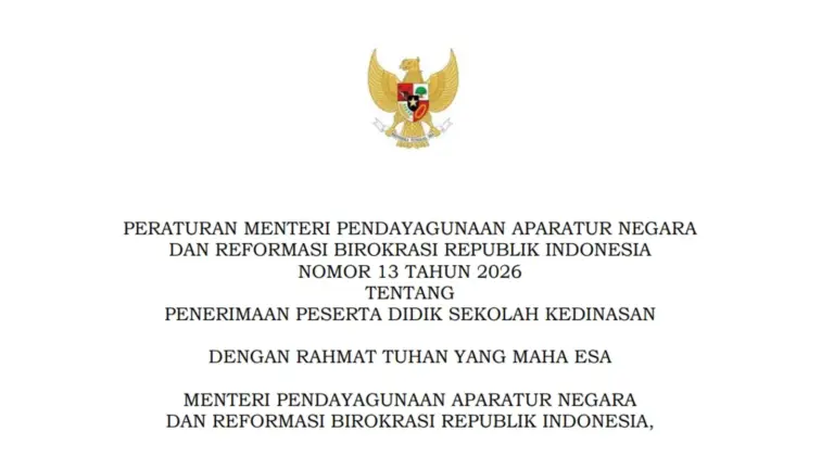 Download PermenPANRB Nomor 13 Tahun 2026 PDF
