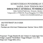 Update Jadwal Serdos 2026 Gelombang 0 dan 1